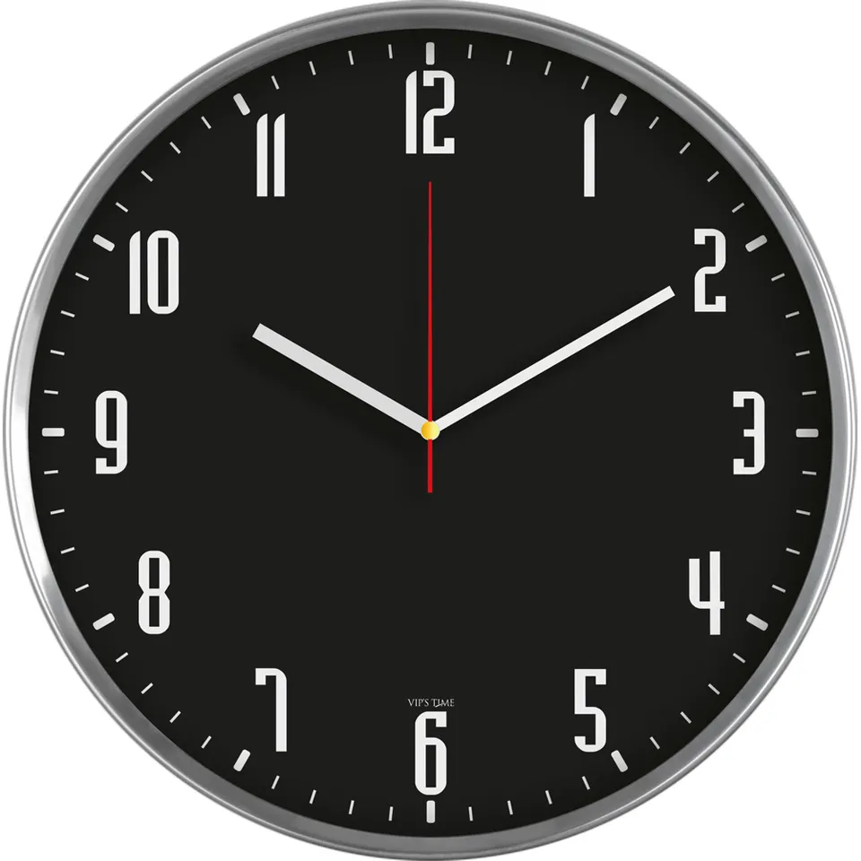 V30-935 Ø 35 cm Paslanmaz Metal Duvar Saati