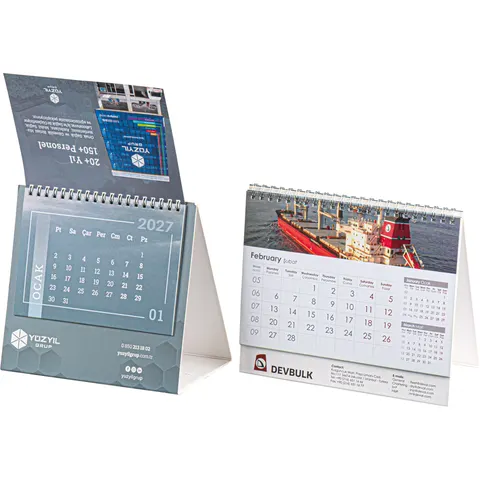 AMT-07 Sıvama Taşıyıcı Masa Takvimi